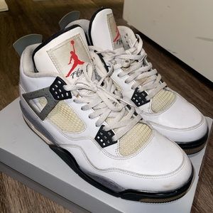 Air Jordan 4 Retro OG 'White Cement size 10